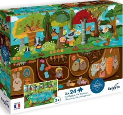 Sentosphu00e8re PUZZLE 24 PCS X2 VIE DESSUS/DESSOUS^Enfant Puzzles Bébés Et Enfants