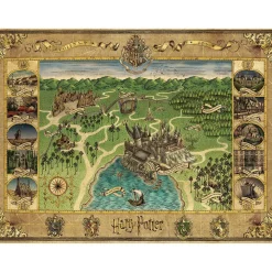 Ravensburger Puzzle 1500 pièces - La carte de Poudlard / Harry Potter^ Puzzles De 1500 À 1999 Pièces