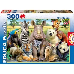Educa Borras Puzzle 300 Pièces - Photo De Classe Animaux^ Puzzles De 100 À 499 Pièces
