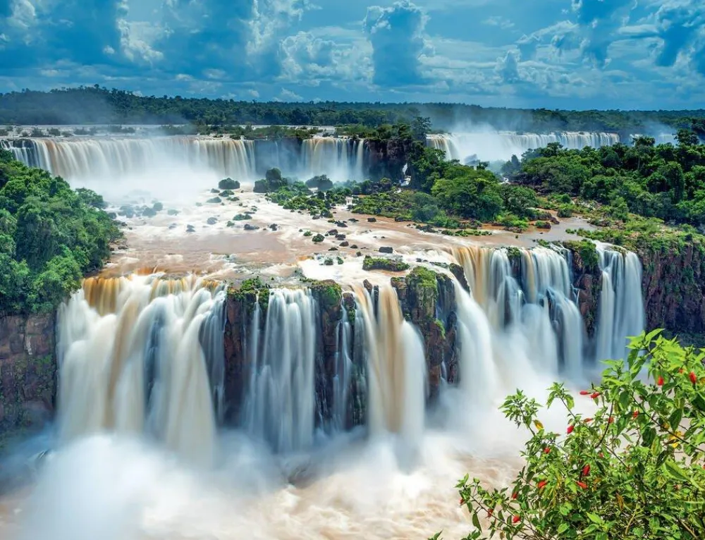Ravensburger Puzzle 2000 pièces Chutes d'iguazu au Brésil^ Puzzles De Plus De 2000 Pièces