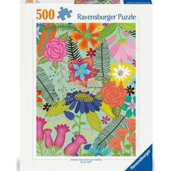 Ravensburger Puzzle 500 pièces jungle de fleurs^ Puzzles De 500 À 999 Pièces