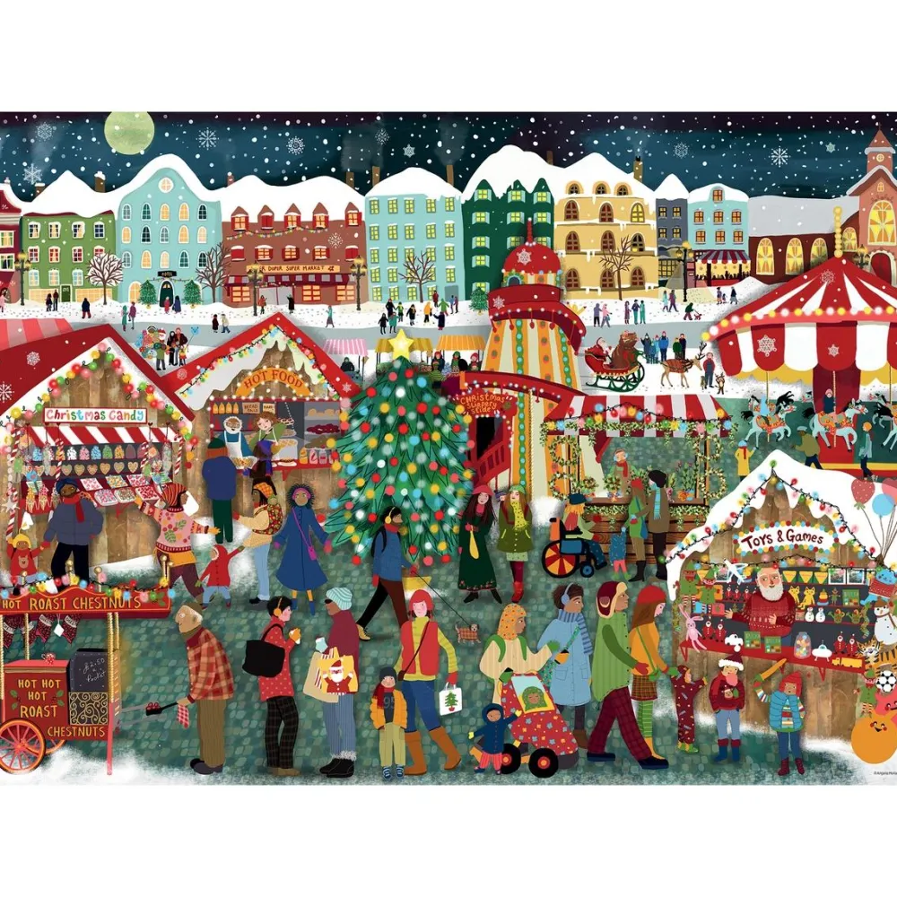 Ravensburger Puzzle 1000 pièces le Marché de Noël^ Puzzles De 1000 À 1499 Pièces