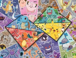 Nathan Puzzle 2000 pièces Les 16 types de Pokémon - Collection Mes Héros^ Puzzles De Plus De 2000 Pièces