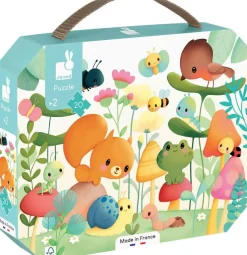 Janod Puzzle 20 pièces les compagnons du jardin^Enfant Puzzles Bébés Et Enfants
