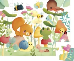 Janod Puzzle 20 pièces les compagnons du jardin^Enfant Puzzles Bébés Et Enfants