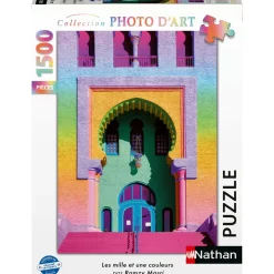Nathan Puzzle 1500 pièces Les mille et une couleurs - Collection Photo Art^ Puzzles De 1500 À 1999 Pièces