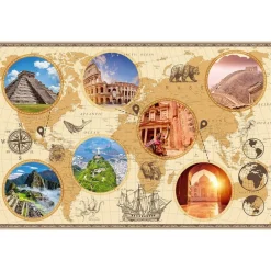 Nathan Puzzle 3000 pièces Merveilles du monde moderne - Collection évasion^ Puzzles De Plus De 2000 Pièces