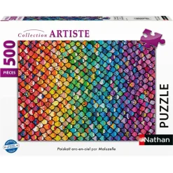 Nathan Puzzle 500 pièces Poiskaii Arc-en-ciel par Maluzelle - Collection artiste^ Puzzles De 500 À 999 Pièces