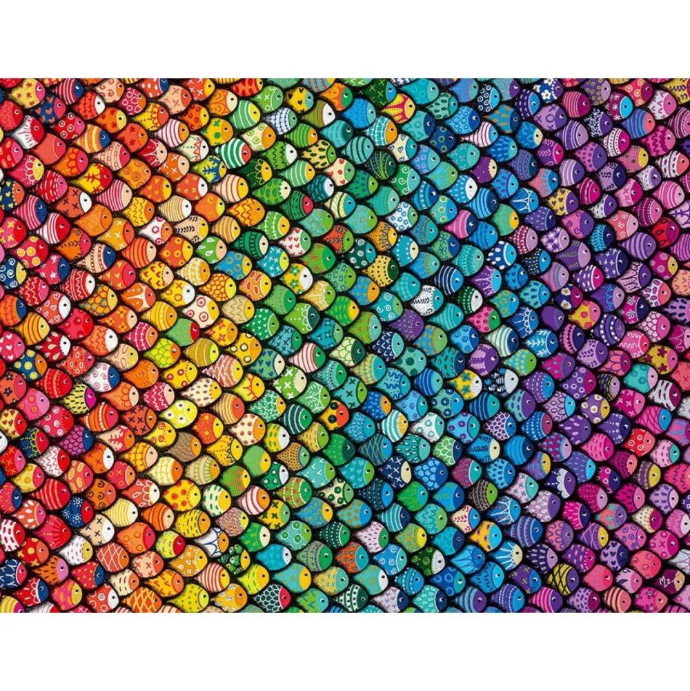 Nathan Puzzle 500 pièces Poiskaii Arc-en-ciel par Maluzelle - Collection artiste^ Puzzles De 500 À 999 Pièces
