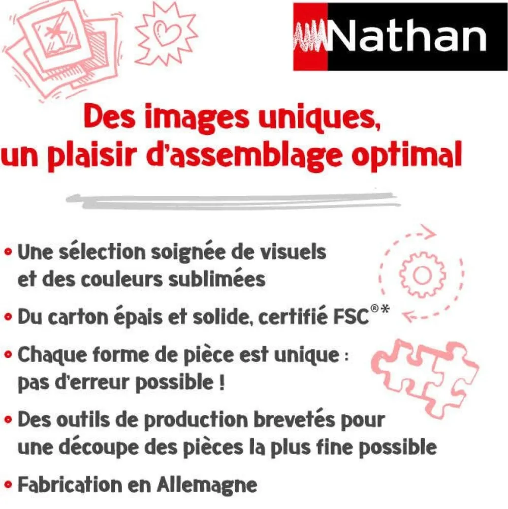 Nathan Puzzle 500 pièces Poiskaii Arc-en-ciel par Maluzelle - Collection artiste^ Puzzles De 500 À 999 Pièces