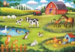 Clementoni Puzzle 30 pièces SuperColor - Animaux De La Ferme^Enfant Puzzles Bébés Et Enfants
