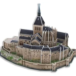 Megableu Puzzle 3D 125 pièces Mont Saint Michel^ Puzzles 3D