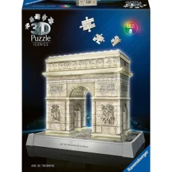 Ravensburger Puzzle 3D Iconics Arc de Triomphe Illuminé^ Puzzles 3D
