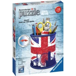 Ravensburger Puzzle 3D Pot à crayons : Union Jack^ Puzzles 3D