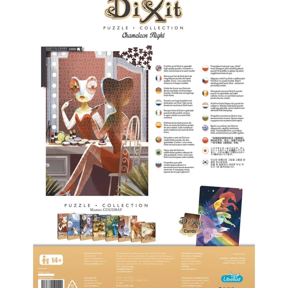 Asmodu00e9e Puzzle Dixit 1000 pièces Chamelon Night^ Puzzles De 1000 À 1499 Pièces