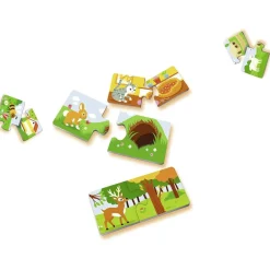 Ravensburger Puzzle duo : Où vivent-ils ?^ Apprentissage Des Animaux Et De La Nature