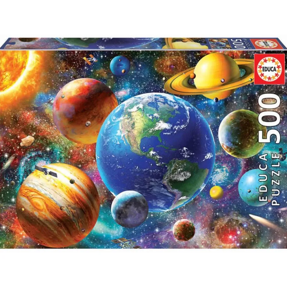 Educa Borras Puzzle - 500 Pièces Système Solaire, Dès 11 Ans^ Puzzles De 500 À 999 Pièces