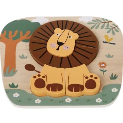L'Atelier du bois Puzzle en bois chat et lion^Enfant Puzzles Bébés Et Enfants