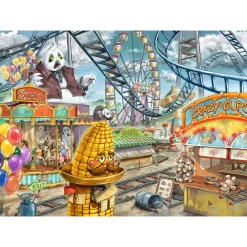 Ravensburger Puzzle Escape Kids Le parc d'attractions^ Puzzles De 100 À 499 Pièces