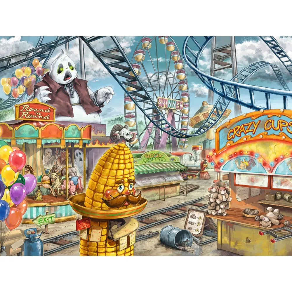 Ravensburger Puzzle Escape Kids Le parc d'attractions^ Puzzles De 100 À 499 Pièces
