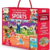 Sassi Puzzle et livre - Explore le monde des sports^ Autres Apprentissages