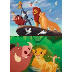 Educa Borras Puzzle Le Roi Lion 2 X 48 Pièces^Enfant Puzzles Bébés Et Enfants