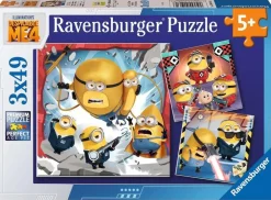 Ravensburger Puzzle Minions 3x49 Pièces - Moi Moche Et Méchant 4^Enfant Puzzles Bébés Et Enfants
