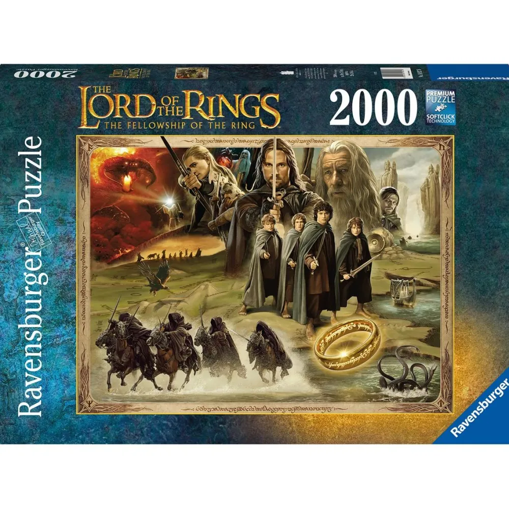 Ravensburger Puzzle 2000 pièces - La Communauté de l'anneau - Le Seigneur des anneaux^ Puzzles De Plus De 2000 Pièces