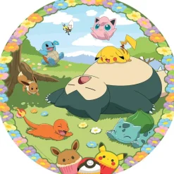 Ravensburger Puzzle Rond 500 Pièces Pokemon En Fleurs^ Puzzles De 500 À 999 Pièces