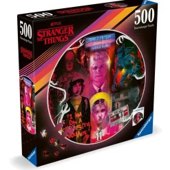 Ravensburger Puzzle Rond Stranger Things - 500 Pièces - Phénomènes surnaturels^ Puzzles De 500 À 999 Pièces