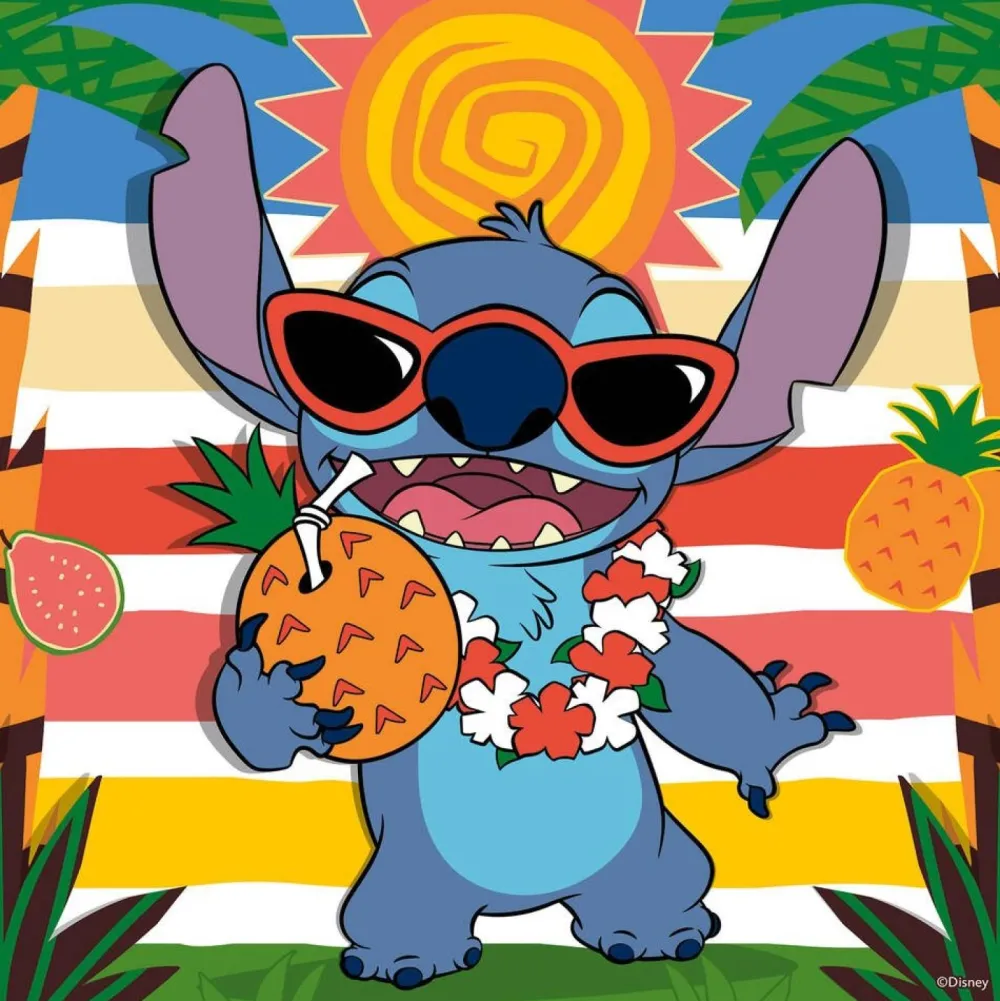 Ravensburger Puzzle 3x49 pièces - ALOHA ! Stitch^Enfant Puzzles Bébés Et Enfants