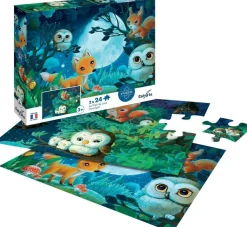 Sentosphu00e8re Puzzle 2x24 pièces Au clair de lune^Enfant Puzzles Bébés Et Enfants
