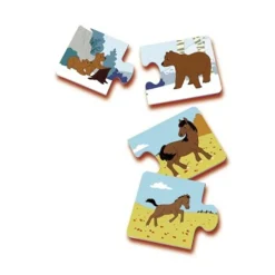Ravensburger Puzzles duo : Maman et ses petits^ Apprentissage Des Animaux Et De La Nature