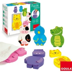 Goula Puzzles En Bois Magnétiques - 12 Pièces Interchangeables^Enfant Puzzles Bébés Et Enfants