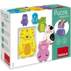 Goula Puzzles En Bois Magnétiques - 12 Pièces Interchangeables^Enfant Puzzles Bébés Et Enfants