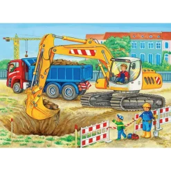 Ravensburger Puzzles 2X12 Pièces - Chantier et Ferme^Enfant Puzzles Bébés Et Enfants