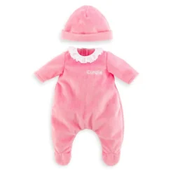Corolle Pyjama rose avec bonnet Mon premier Poupon 30 cm^ Vêtements Pour Poupons Et Poupées