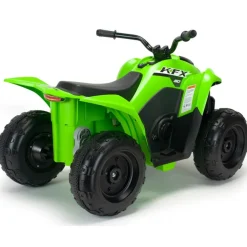 Injusa Quad Kawasaki ATV KFX90 12volt Quad électrique vert^ Véhicules D'Extérieur