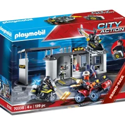 Playmobil Quartier général des policiers d'élite City Action 70338^ La Ville, La Police Et Les Secours