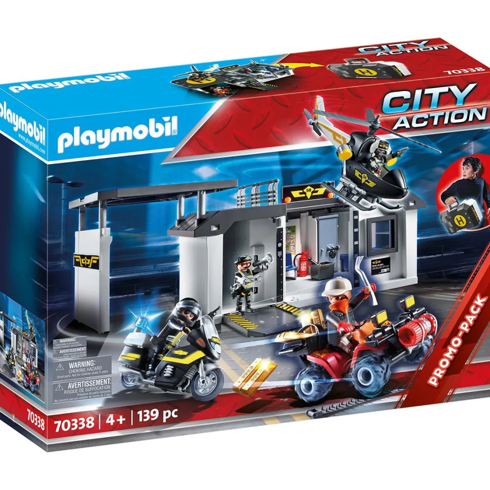 Playmobil Quartier général des policiers d'élite City Action 70338^ La Ville, La Police Et Les Secours