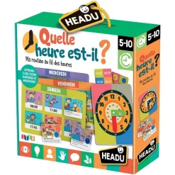 Headu Quelle heure est-il ?^ Apprentissage Du Temps Et De La Saisonnalité