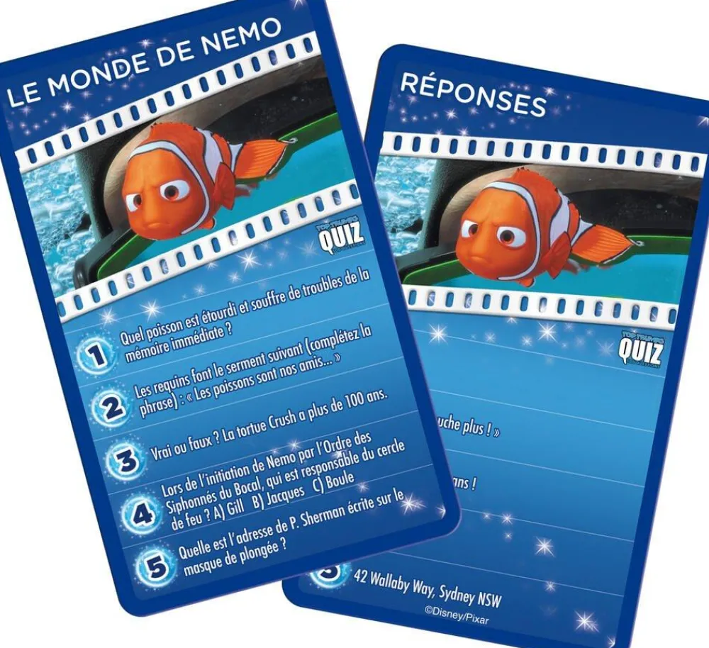 Winning Moves Quizz Disney - 500 Questions^ Quiz Et Devinettes