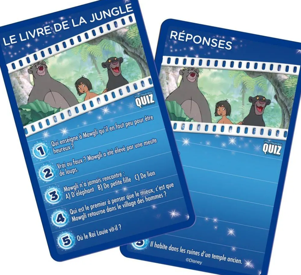 Winning Moves Quizz Disney - 500 Questions^ Quiz Et Devinettes