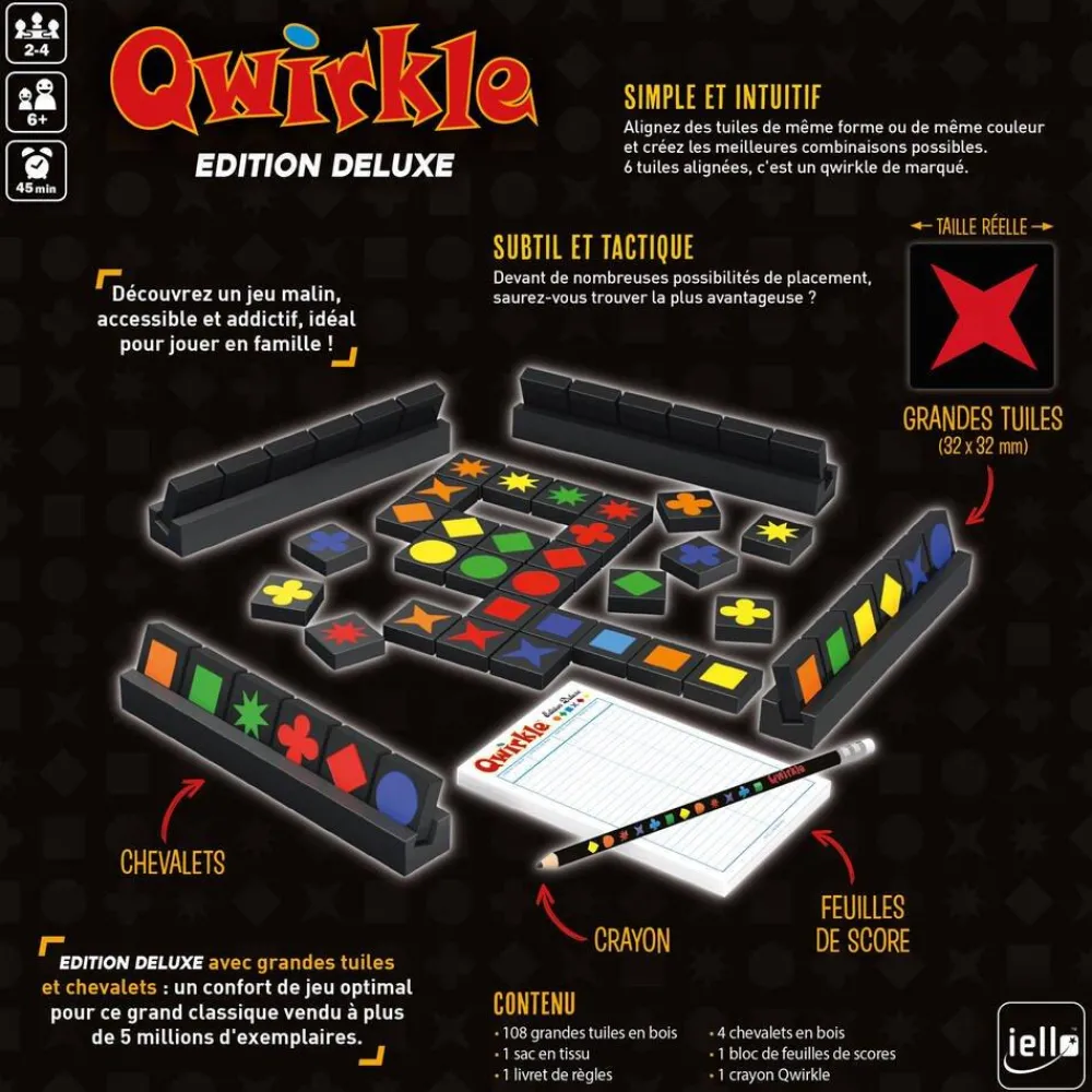 Iello Qwirkle deluxe^ Jeux De Stratégie Et De Réflexion