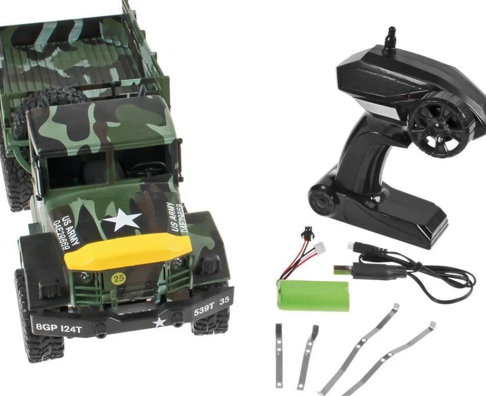 Varta Radiocommande Crawler, Véhicule De L'us Army, Échelle^ Autres Véhicules Radiocommandés