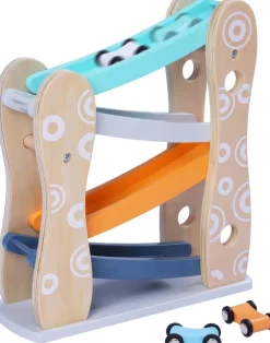L'Atelier du bois Rampe De Voitures En Bois^ Autres Jouets D'Éveil