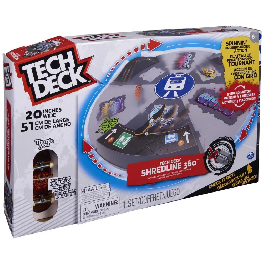 Varta Rampe motorisée Shredline 360 Tech Deck^ Jeux D'Action Et D'Adresse