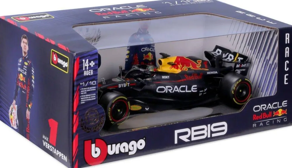 Bburago Reb Bull 2023 Formule 1 - 1/18 avec casque^ Modèles Réduits