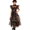 Rubies Robe de bal - déguisement Mercredi Addams 9/10 ans^ Déguisements Personnages