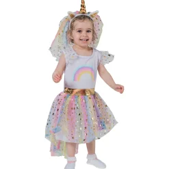 Robe Licorne avec serre-tête - taille 5/7 ans^ Déguisements Princesses Et Fées